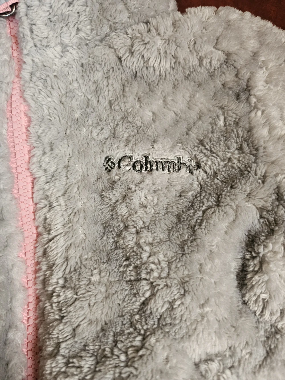 Columbia Jacket 2T Fire Side Sherpa FZ Gray Zip up